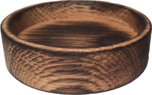 Égetett, antikolt tölgyfa kávétömörítő tartó 50mm-es belső körrel