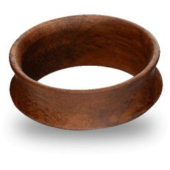   Fekete diófából készült kávébetöltő tölcsér 58 mm -es szűrőhöz