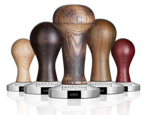 Mahagoni kávétömörítő fa nyél