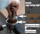 Vastag kávétömörítő talp lapos 51,5 mm